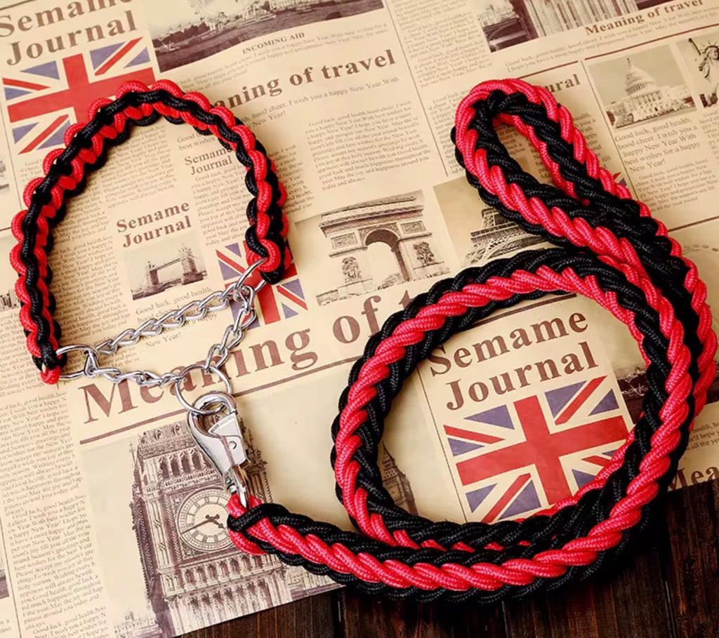 Two Tone Collar & Leash set PRE-ORDER