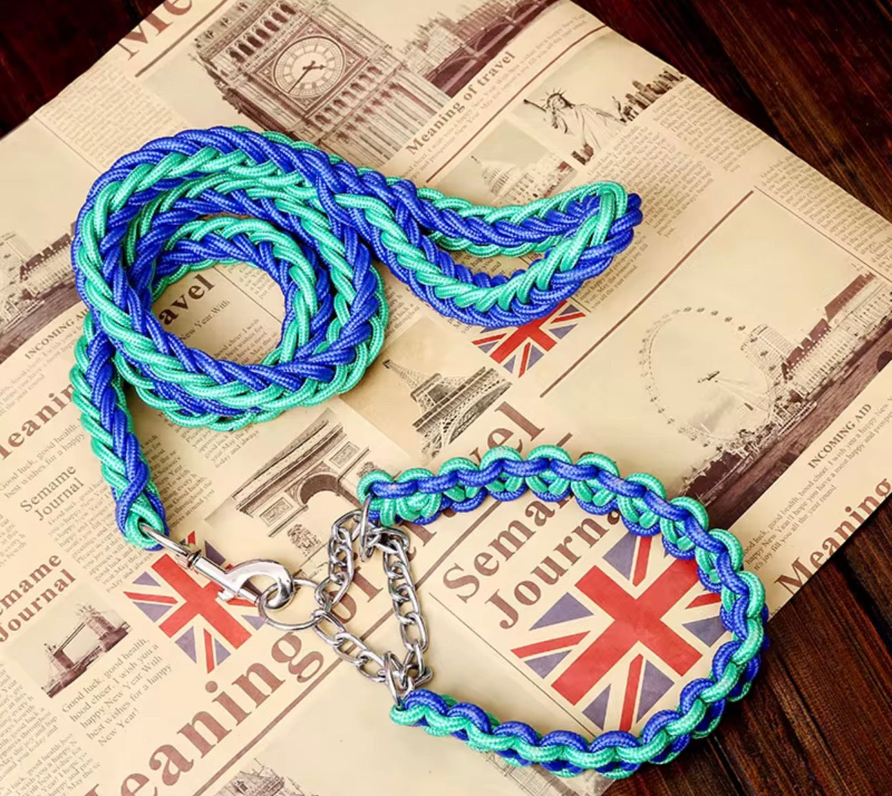 Two Tone Collar & Leash set PRE-ORDER