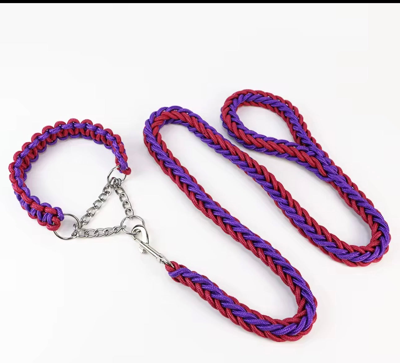 Two Tone Collar & Leash set PRE-ORDER